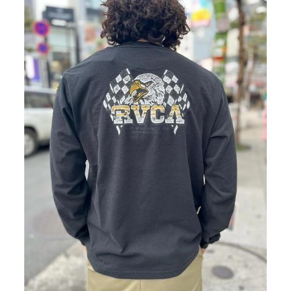 tシャツ RVCA メンズ SPEED EAGLE LT ロンＴ/ルーカバックプリント長袖ロンT メ...