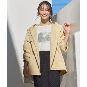 【新品タグ付】any SiS 撥水・UVカット・洗える フーデットハーフ コート ANY SIS（エニィスィス） コート アウター 「撥水・UVカット・洗える