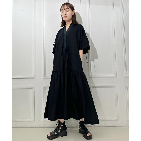 ワンピース デザインボリュームマキシワンピース