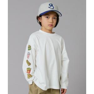 tシャツ 「PAIRMANON STREET」袖 オリジナル プリント 長袖 Tシャツ トップス キッズ 子供服 男の子 女の子