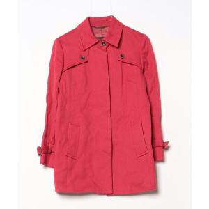 「OLD ENGLAND」 ステンカラーコート 36 レッド レディース