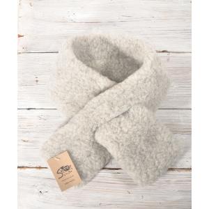 マフラー ストール 「SHEEP BY THE SEA シープバイザシー」SCARF BOA SLIT ウールパイル ボアマフラー ネックウォーマー