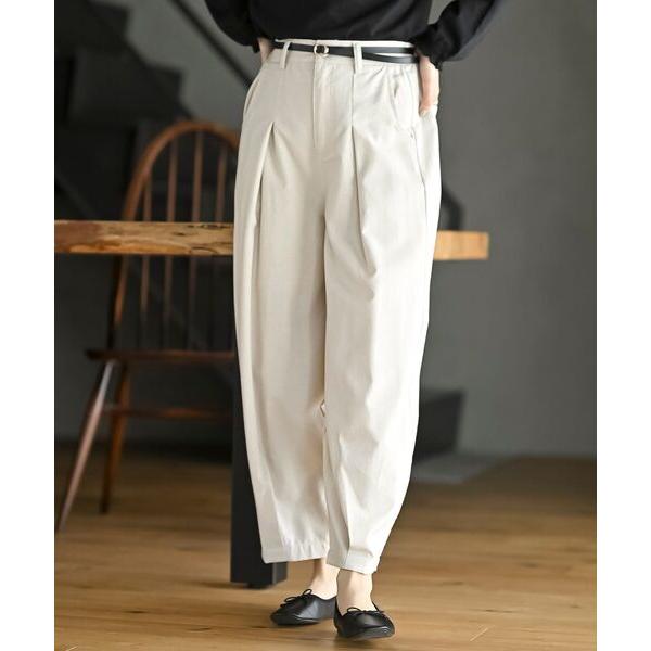 パンツ 麻混コクーンパンツ レディース