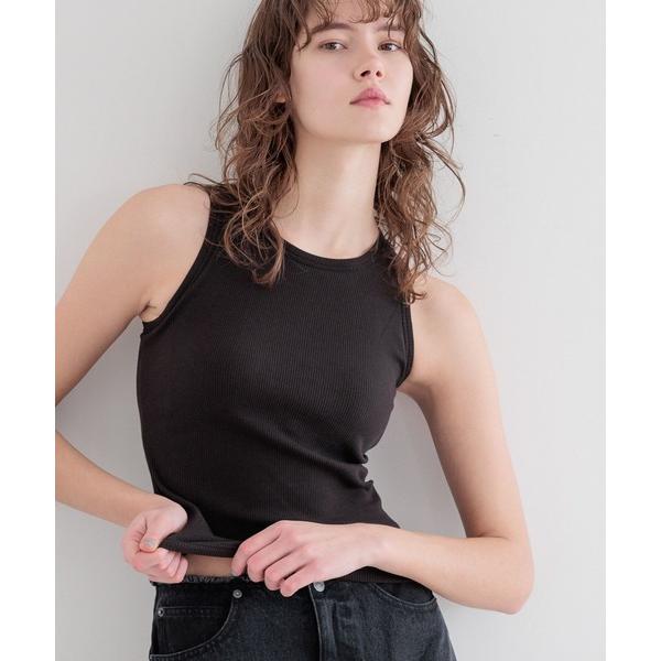 タンクトップ ノースリーブ 「bijorie」カップ付きアメスリ／NEW BASIC 25SS レデ...