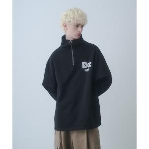 トレーナー スウェット Half zip high neck sweat - ハーフジップハイネックスウェット メンズ