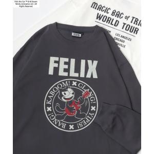 【希少品】FELIX✖︎THECAT ブラックtシャツ オーバーサイズ 新品 FELIX Tシャツ フィリックス・ザ・キャット 半袖
