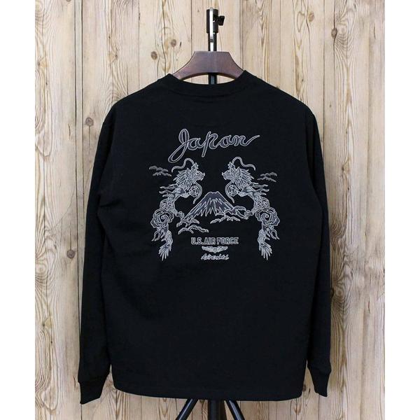 tシャツ L/S DOUBLE DRAGON SOUVENIR TEE メンズ レディース