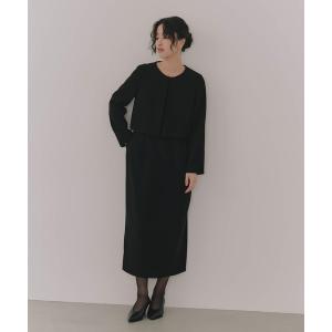 喪服 セレモニースーツ セットアップ 卒園式 レースコンビフォーマルセットアップ「ブラックフォーマル対応：2点セット」kaene直営限定 冠婚葬祭 礼服 喪…