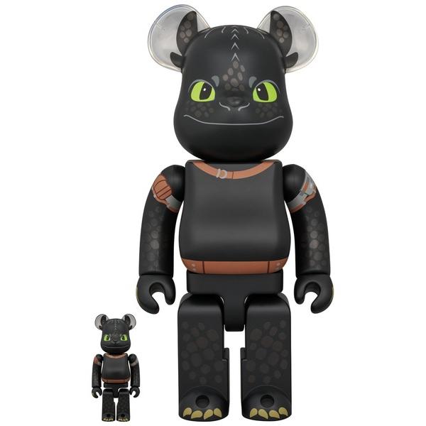 フィギュア BE@RBRICK TOOTHLESS 100％ ＆ 400％