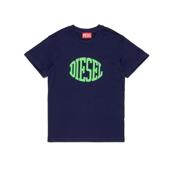 tシャツ 入学式 DIESEL（ディーゼル）Kids ＆ Junior ブランドロゴ半袖Tシャツカッ...