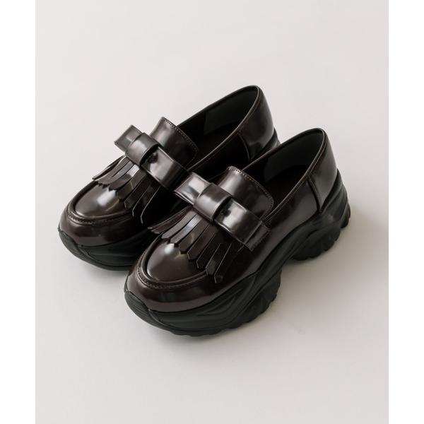 シューズ 「S/M/Lサイズ展開 SNSで話題の！」スニーカーソールローファー レディース