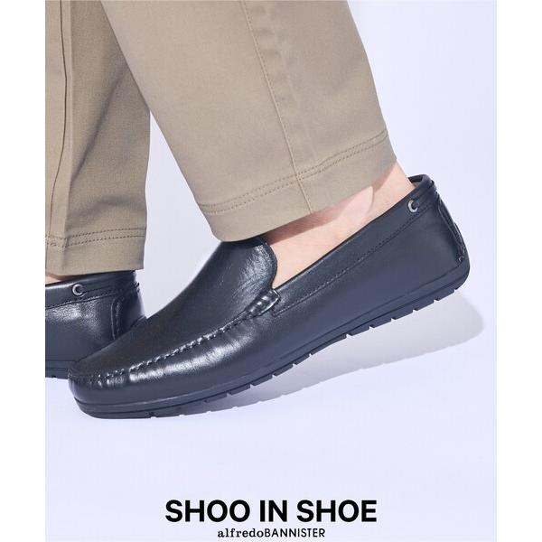 スリッポン ドライビング レザー シューズ メンズ