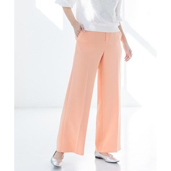 パンツ 「復活！褒められパンツ」ストレッチ ワイドパンツ レディース