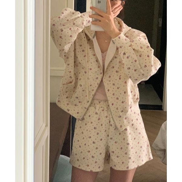 セットアップ 小花柄セットアップ レディース