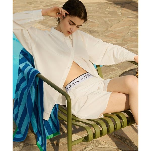 パジャマ ルームウェア 「AMERIA ANDERSON」big shirt＆shorts set-...