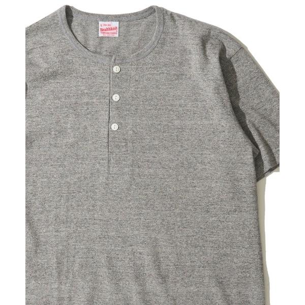 ヘンリーネック tシャツ 「Healthknit」TOMPKINS Jersey Henleynec...