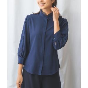 NARACAMICIE ナラカミーチェ 新品未使用 タグ付き 七分ブラウス NARACAMICIE（ナラカミーチェ） ブラウス シャツ 「NARACAMICIE」ラメ
