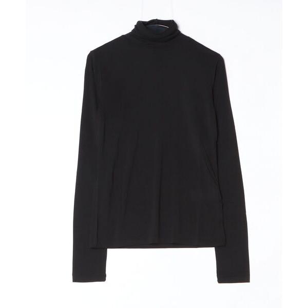 tシャツ ATON (エイトン) MODAL SILK JERSEY TURTLE KNECK レデ...
