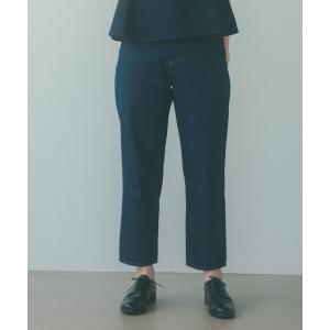 ジーンズ デニム デニムパンツ ルーズテーパードデニムパンツ「プチ・プラスサイズあり」「CLIP denim」 レディース