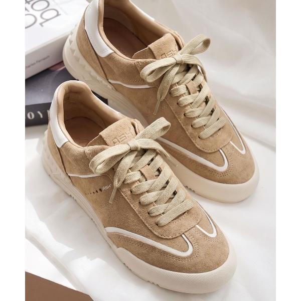 スニーカー アッシュ「PODIUM」クラシックローカットスニーカー 3cmヒール フラット レディー...