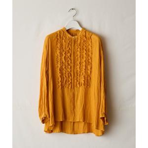 tシャツ frilled blouse レディース