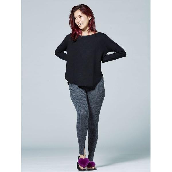レギンス スパッツ RIB LEGGINGS PT(C0111) レディース