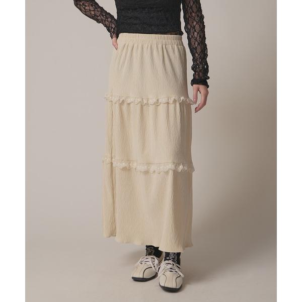 スカート Tiered Long Skirt / ティアードスカート