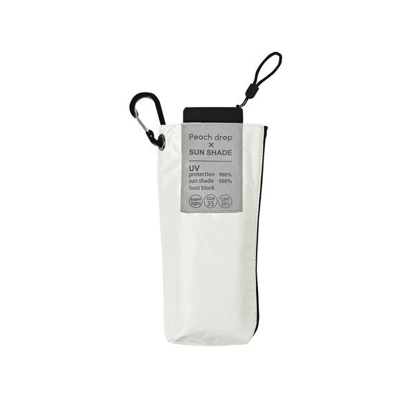 折りたたみ傘 「日傘 晴雨兼用」Peachdrop sun shade 5steps mini 55...