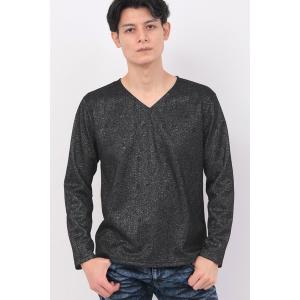 tシャツ TORNADO MART∴フェザーボンディングブライトVネックカットソー メンズ