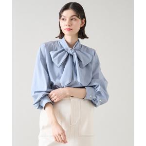 ブラウス シャツ ビッグボウブラウス レディース