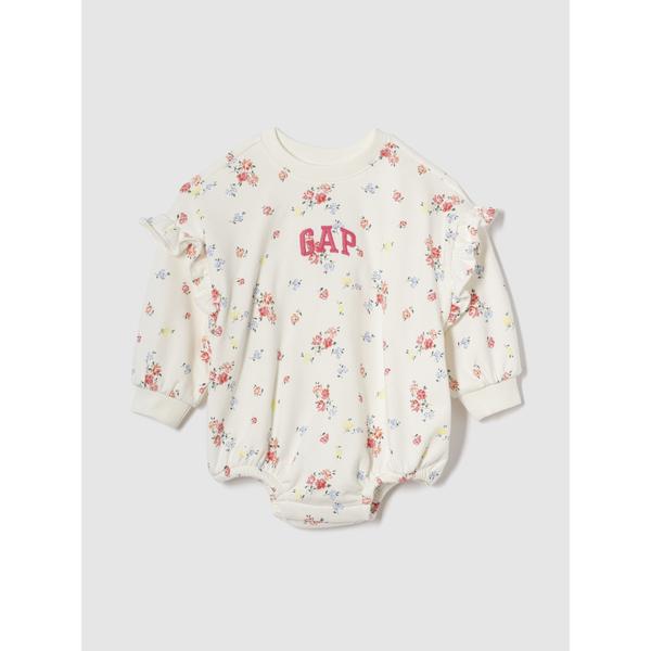 ベビー服 ロンパース ヴィンテージソフト GAPロゴ バブルボディスーツ (ベビー)