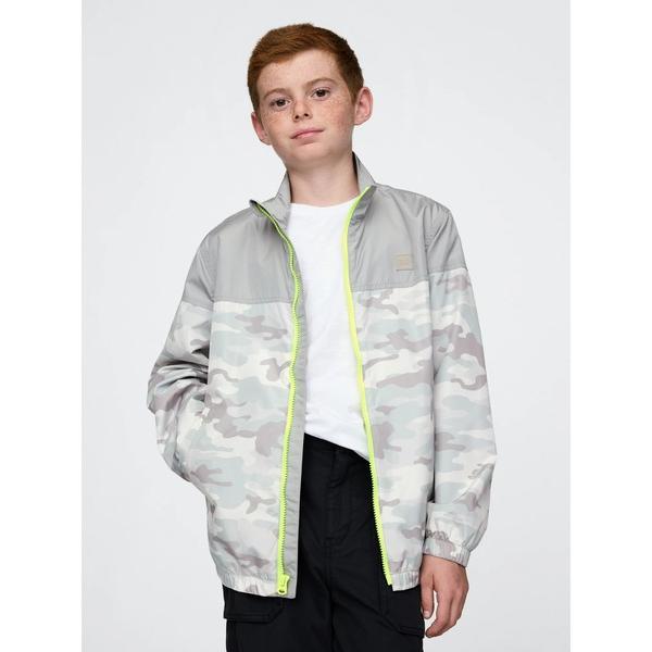 ブルゾン ジャンバー アウター リサイクル カラーブロック ウィンドブレーカー (キッズ) キッズ ...