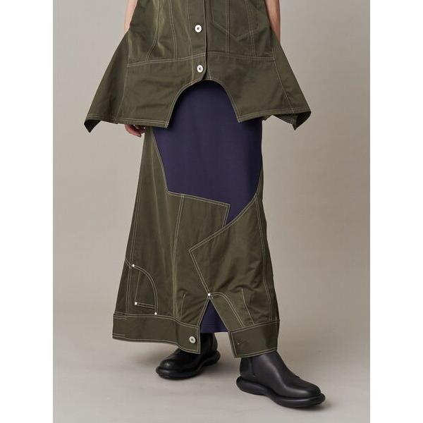 スカート DENIM DETAIL DOCKING SK / デニムディテールドッキングスカート