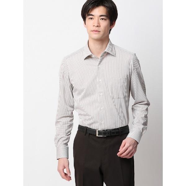 フォーマル シャツ 最高シャツ ワイシャツ 長袖 ノンアイロンジャージー ワイドカラー FIT ドレ...