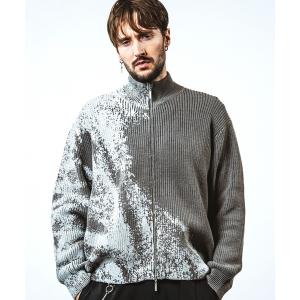 KMRii（ケムリ） ma1 ma-1 KMRii/ケムリ/Zip up Digital print dolman