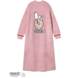 ルームウェア 部屋着 「スヌーピー」PEANUTS × une nana cool ワンピース SNOOPY レディース