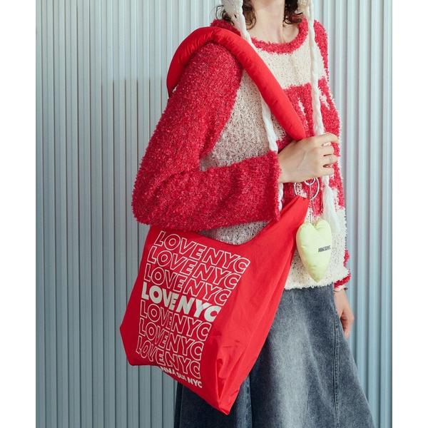 トートバッグ LOVEショッピングバッグ レディース