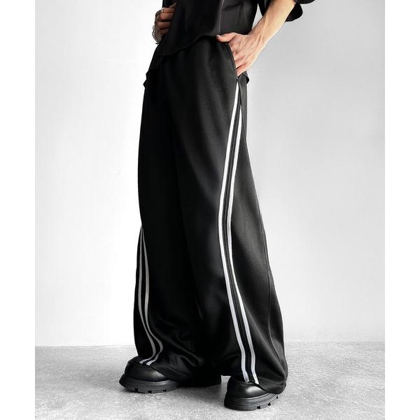パンツ カーブラインワイドトラックパンツ／Curve Line Wide Track Pants メ...