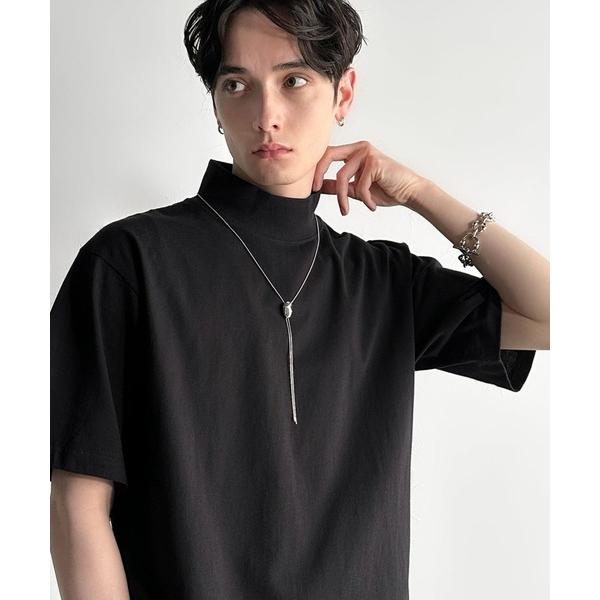 tシャツ 「Classical Origin」「ありそうでない。」綿100％ハイネック半袖Tシャツ／...