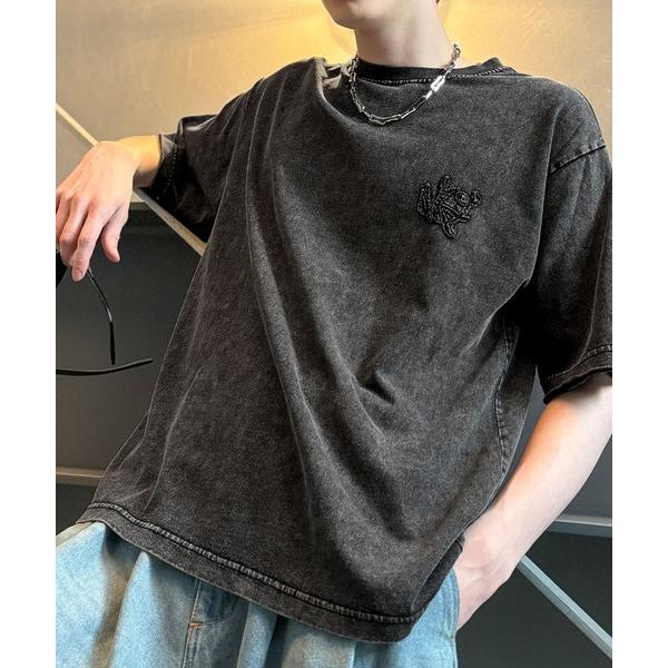 tシャツ 「Classical Origin」「自分ウケ最強。」スノーウォッシュ加工ヴィンテージ綿1...