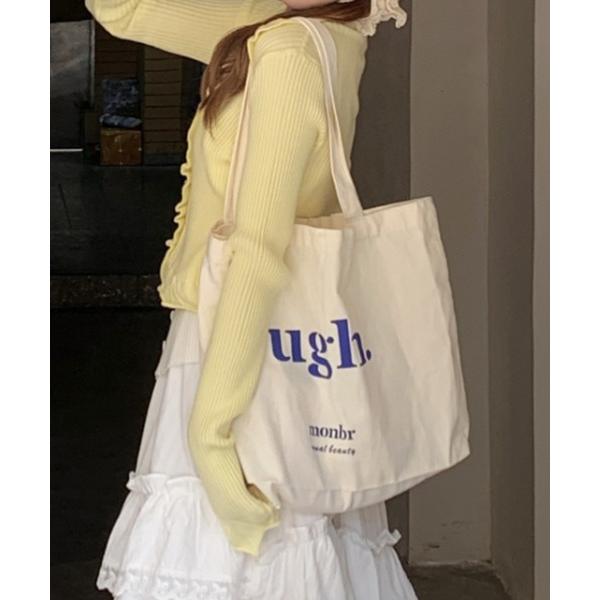 トートバッグ 「A4対応」「大容量」レタリングトートバッグ レディース