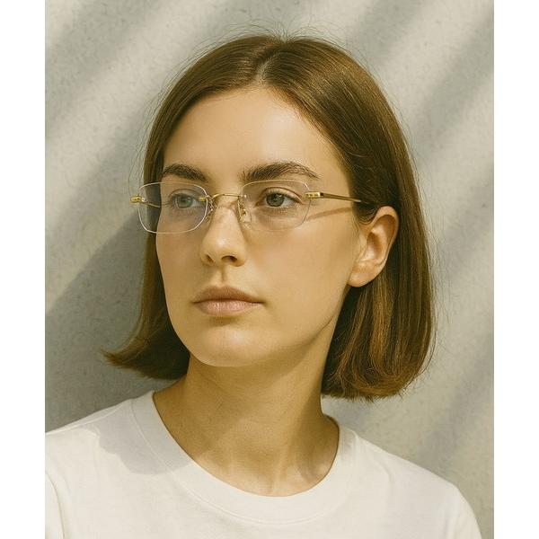 サングラス 「40代のための洗練クリアメガネ｜UV99%カット＆小顔見え」 レディース