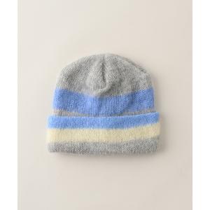 ニット帽 ニットキャップ 「SON OF THE CHEESE / サノバチーズ」 MOHAIR MIX BORDER BEANIE レディース メン