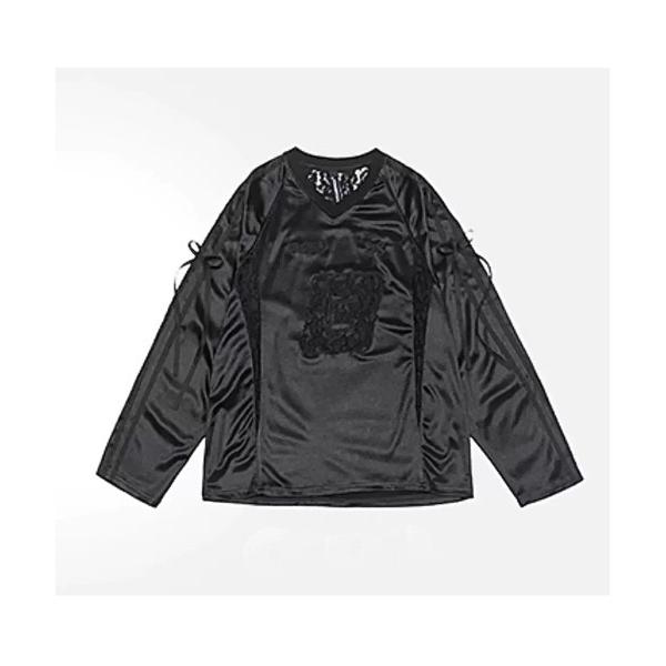 tシャツ リボンレースユニフォームトップス レディース メンズ