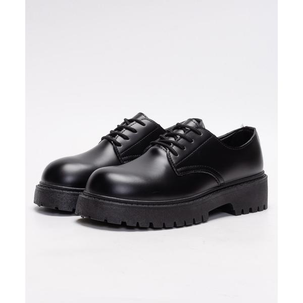 フォーマルシューズ 厚底 レースアップシューズ レディース メンズ
