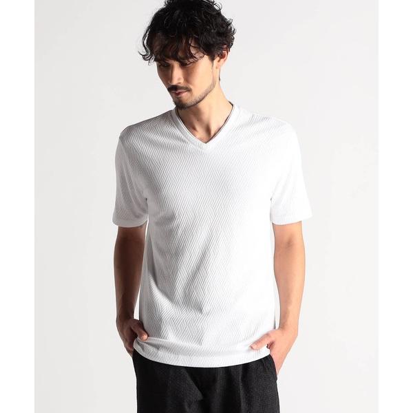 tシャツ バスケットリンクスジャガードＶネックプルオーバ メンズ