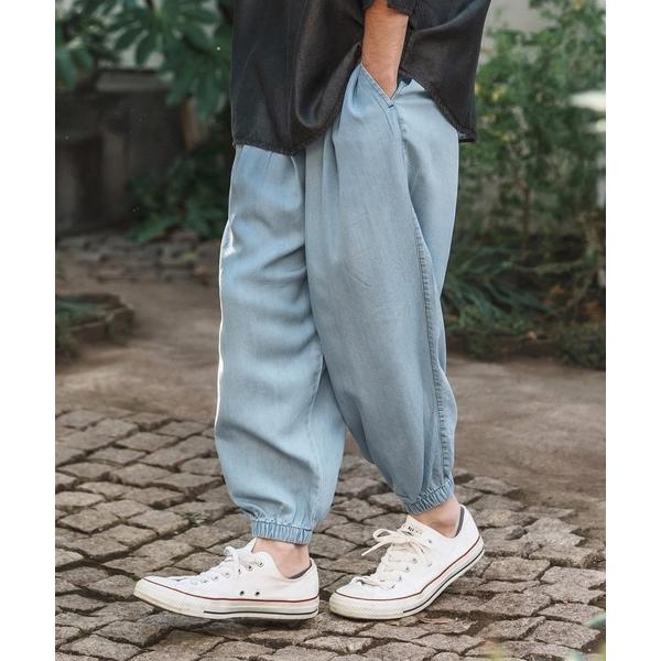 ジーンズ mp13201-Silky Denim Balloon Pants デニムバルーンパンツ ...