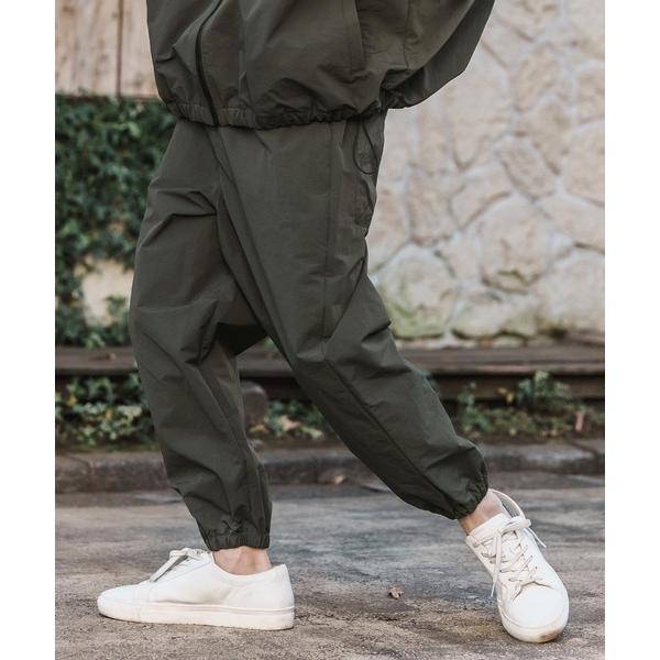 パンツ mp13224-ナイロンテーパードジョグパンツ メンズ