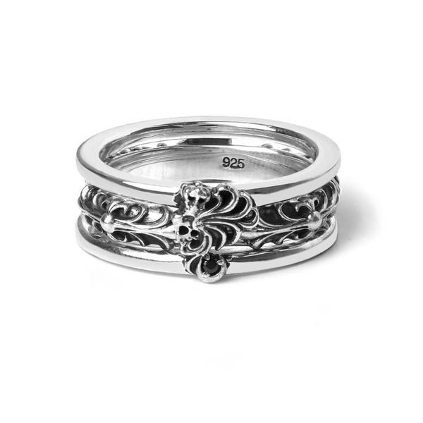 指輪 リング “HOWL”ロイヤルスライドリング/シルバー925「LION HEART / ライオン...