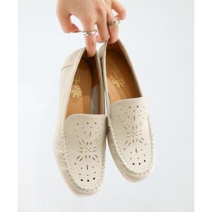 デッキシューズ モカシン 軽量｜ソフトモカシューズ　2410191 レディース